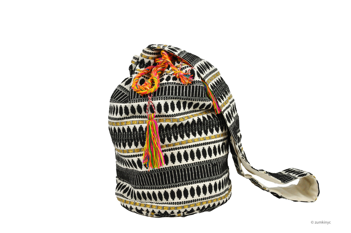 Cotton Batik Boho Crossbody Bag