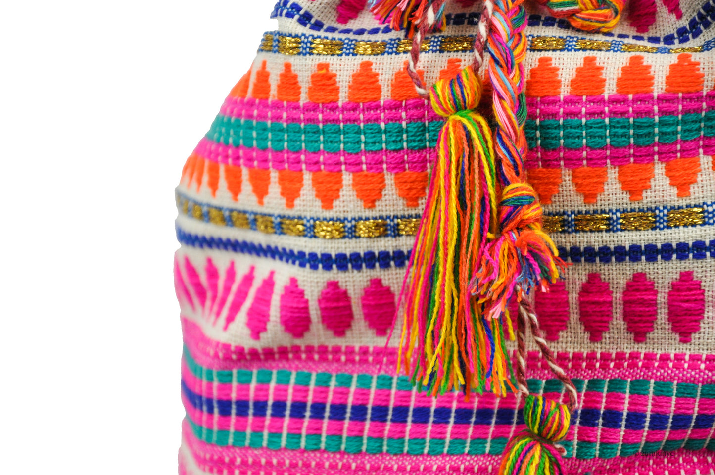 Cotton Batik Boho Crossbody Bag