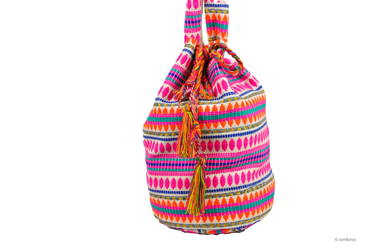 Cotton Batik Boho Crossbody Bag