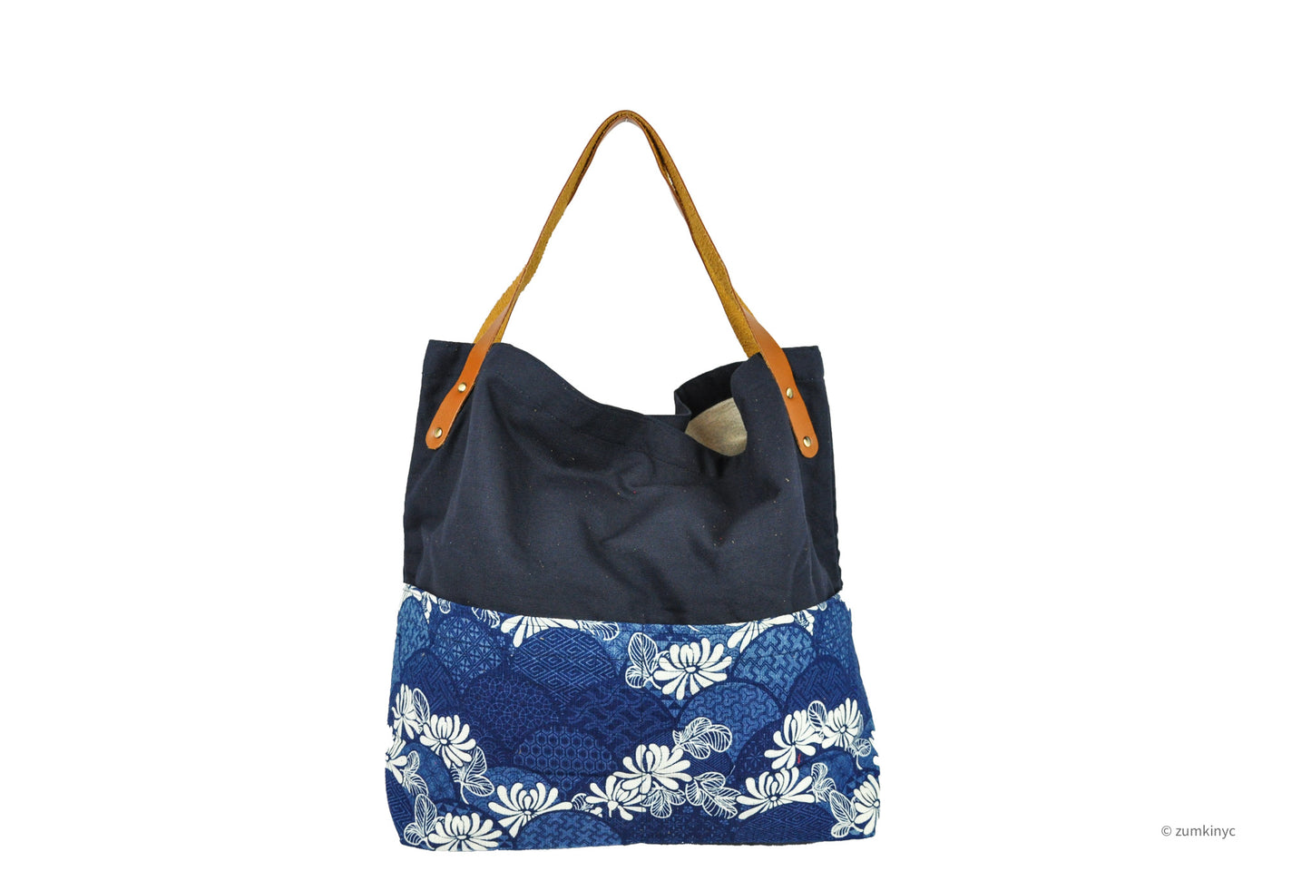 Indigo Two Pocket Tote