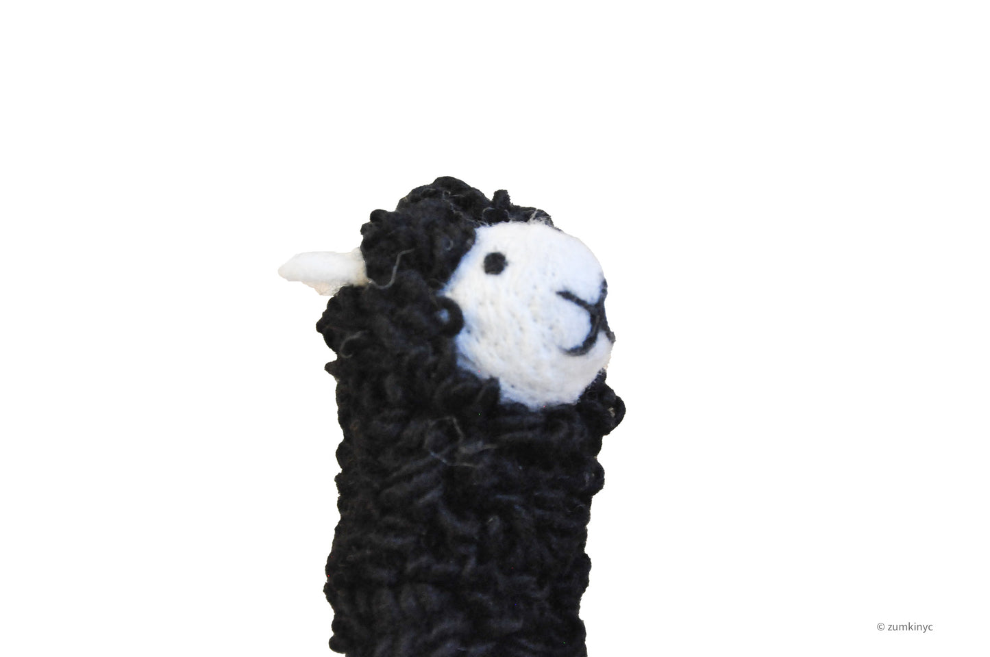 1/2 Body Sheep Felt Wool Finger Puppet