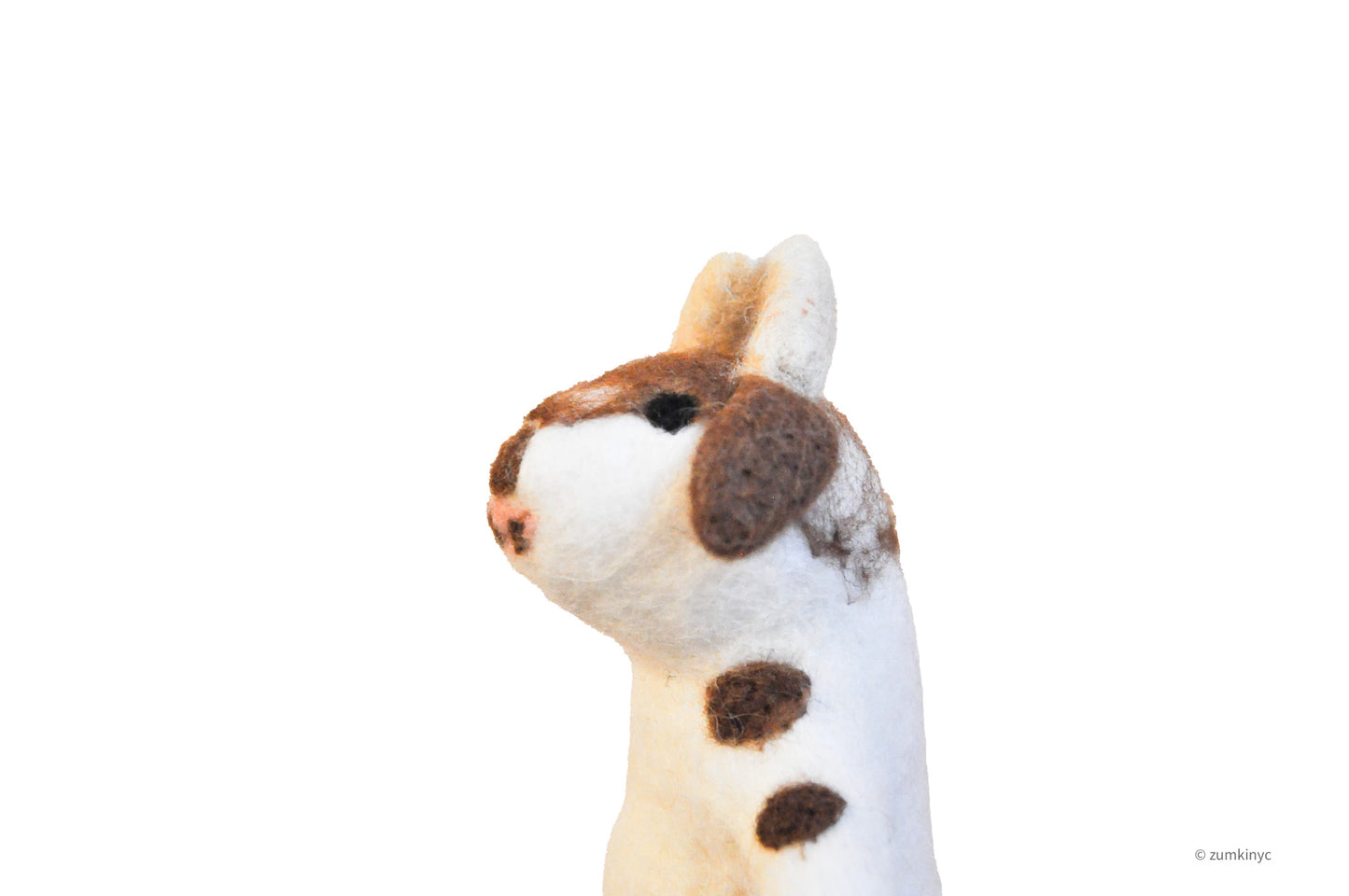Brown Cow Felt Finger Puppet