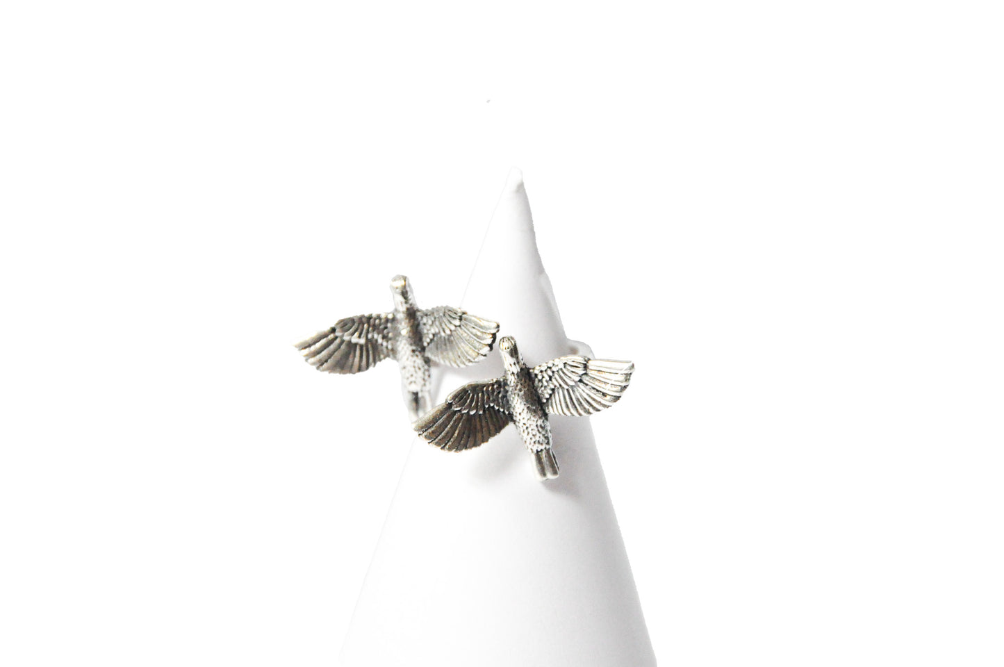 Twin Bird Adjustable Ring
