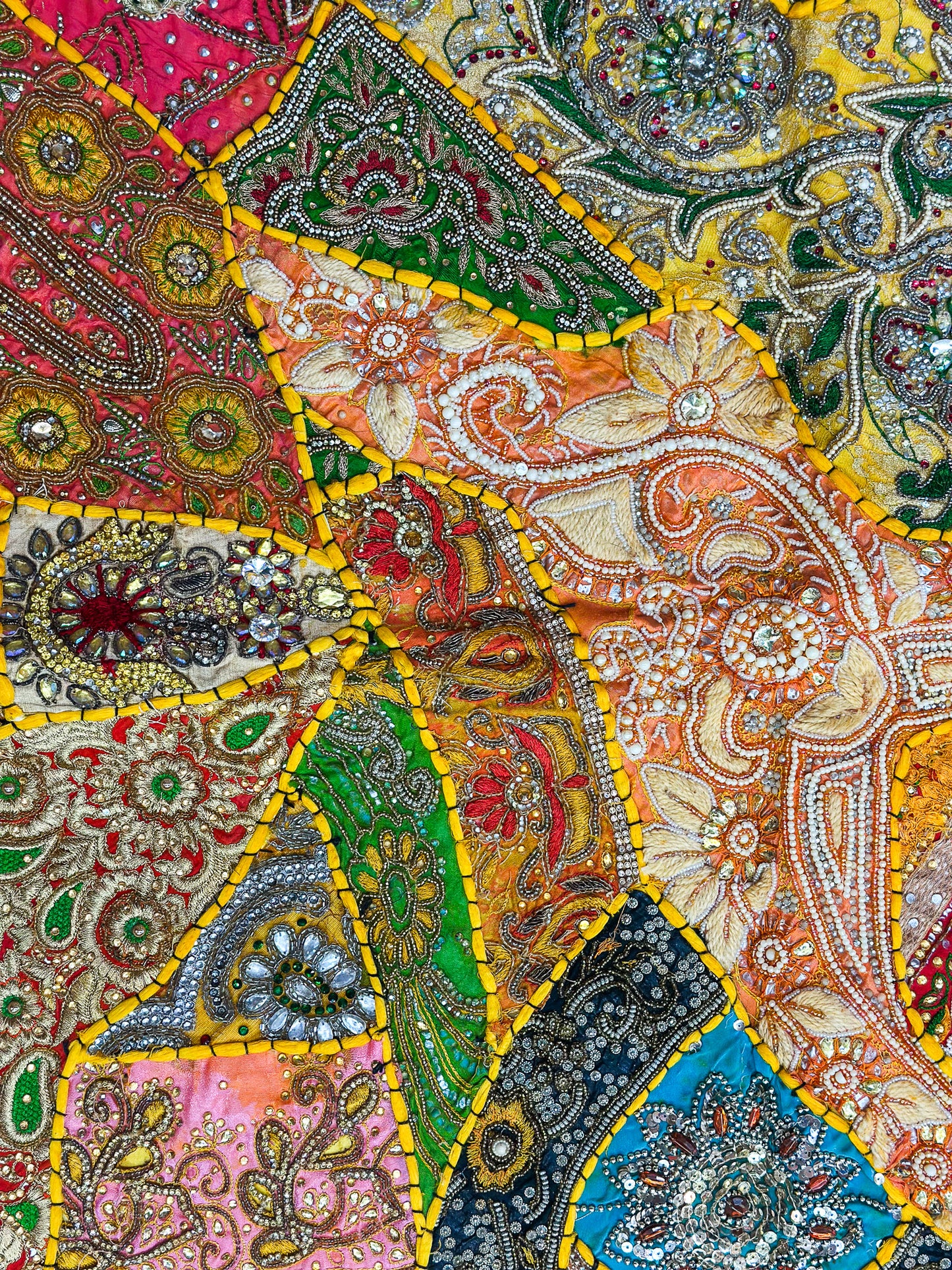 Embellished Wall Hanging - One of Kind - Large