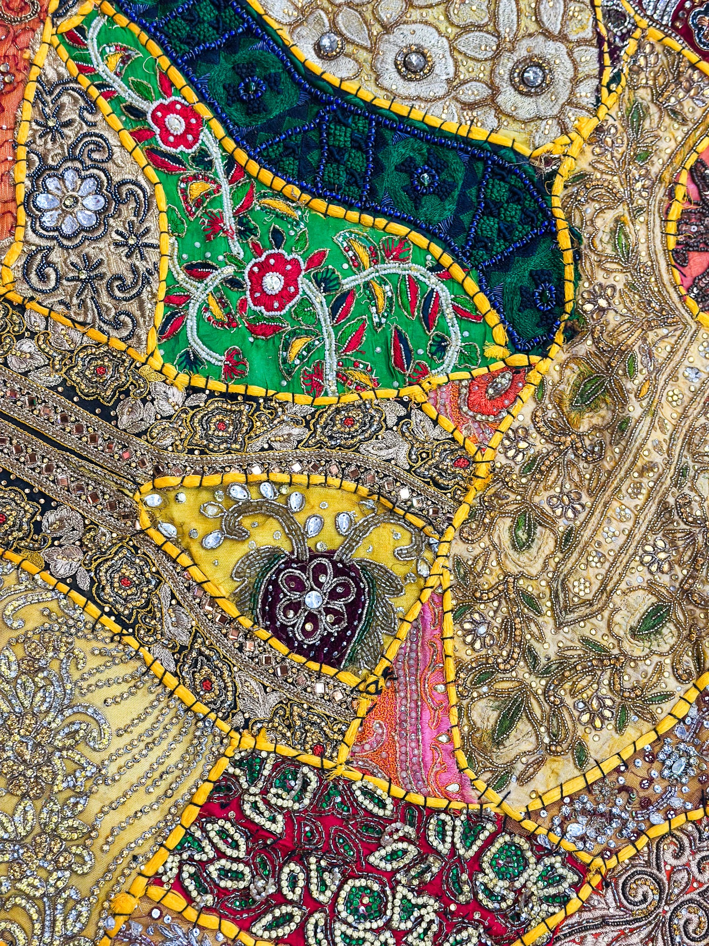 Embellished Wall Hanging - One of a Kind - SMALL