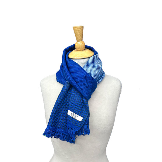 Cashmere Stripe Double Knit Ultra Soft Muffler