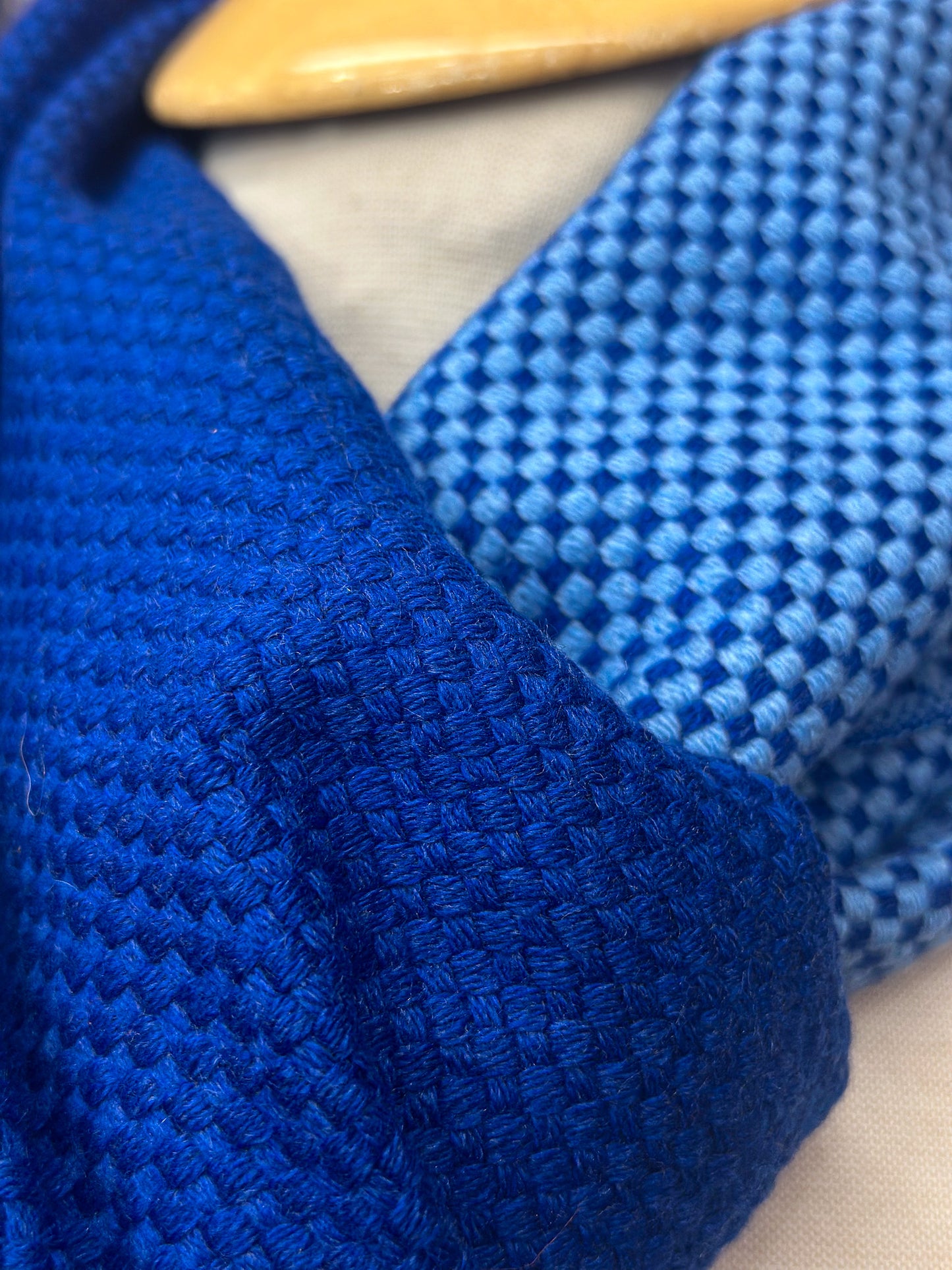 Cashmere Stripe Double Knit Ultra Soft Muffler