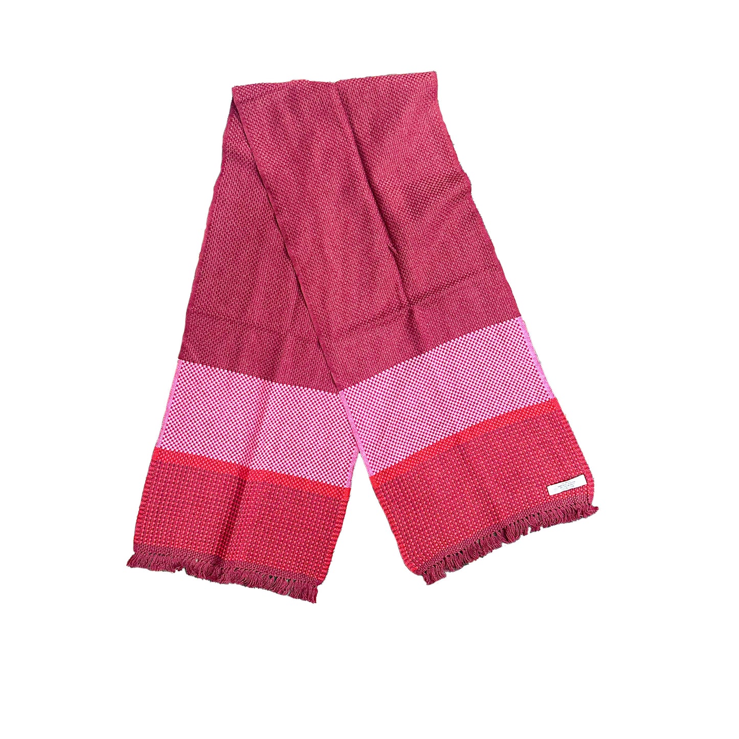 Cashmere Stripe Double Knit Ultra Soft Muffler
