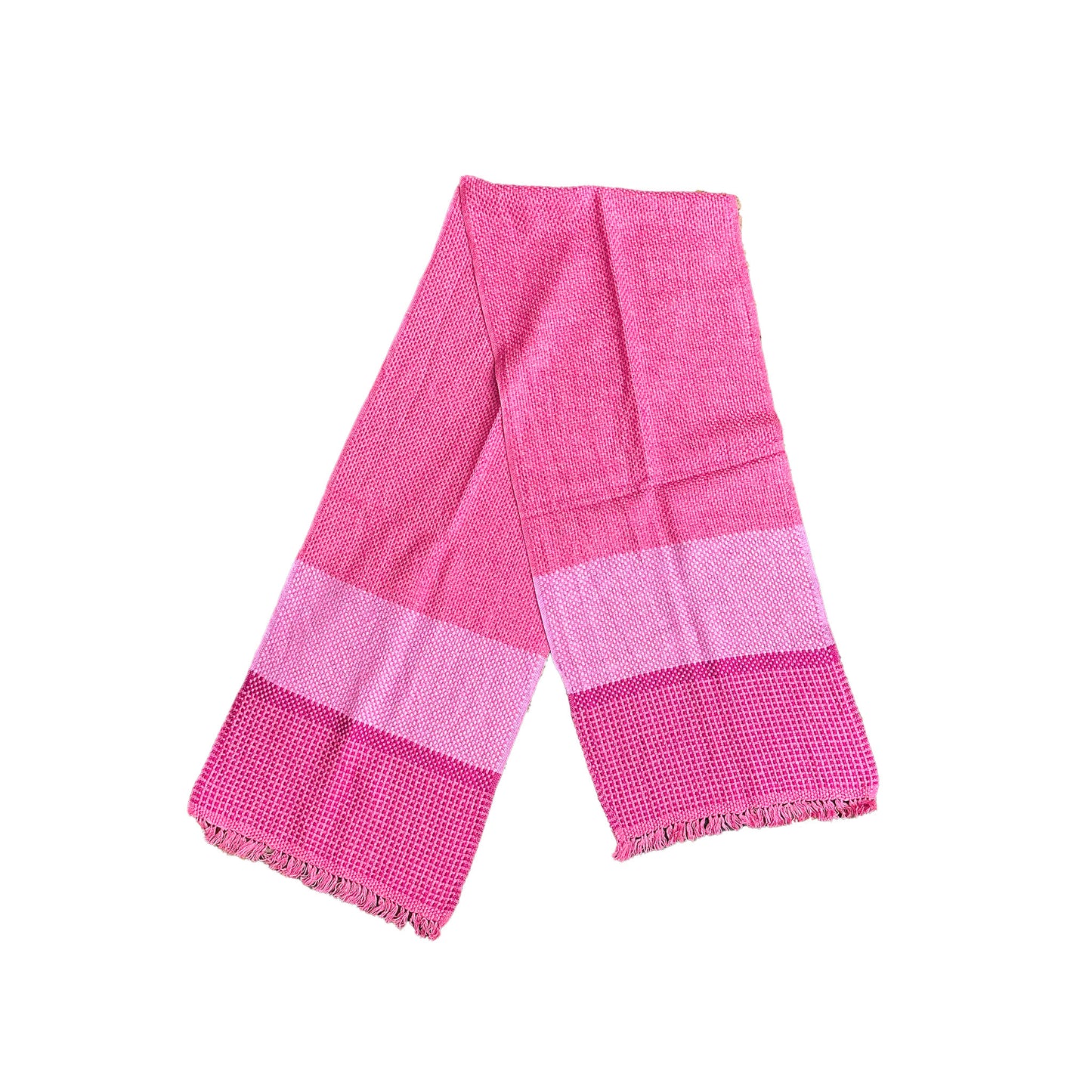 Cashmere Stripe Double Knit Ultra Soft Muffler