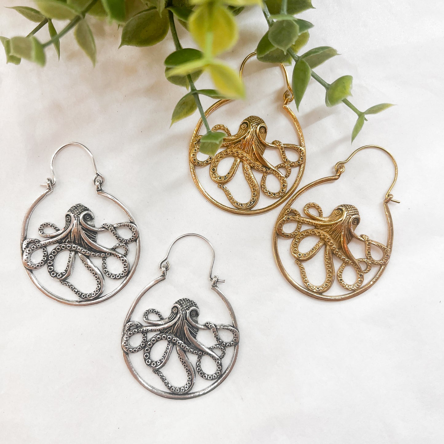 Farhana Octopus Charm Earring