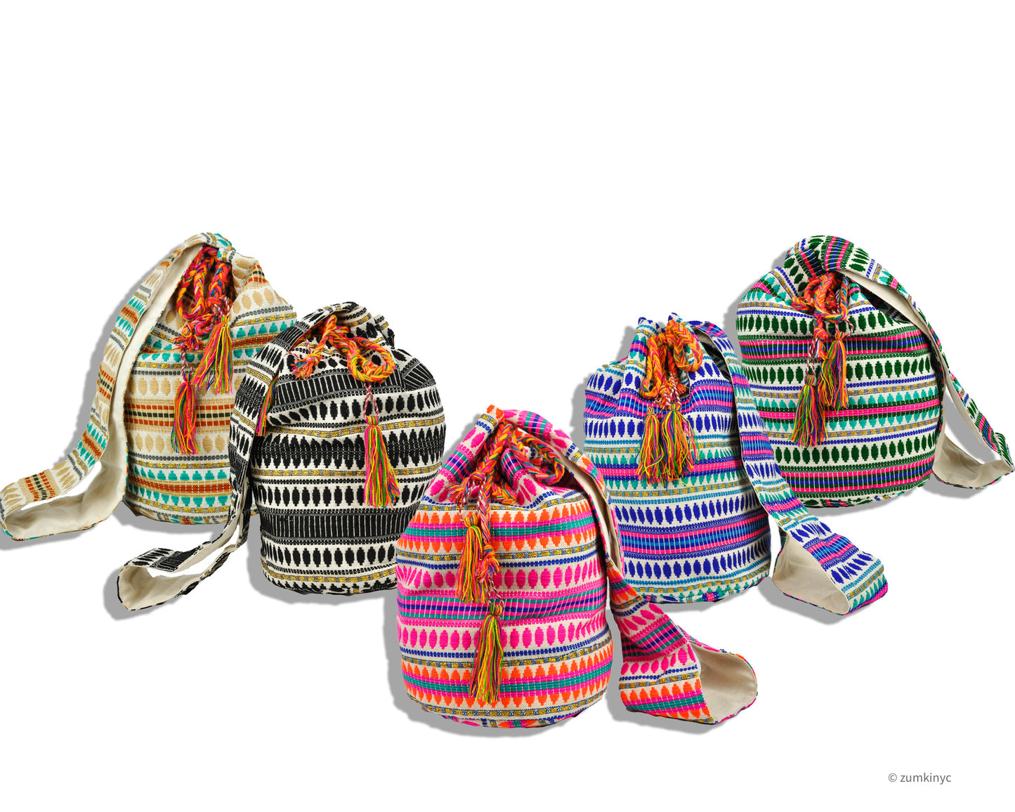 Cotton Batik Boho Crossbody Bag