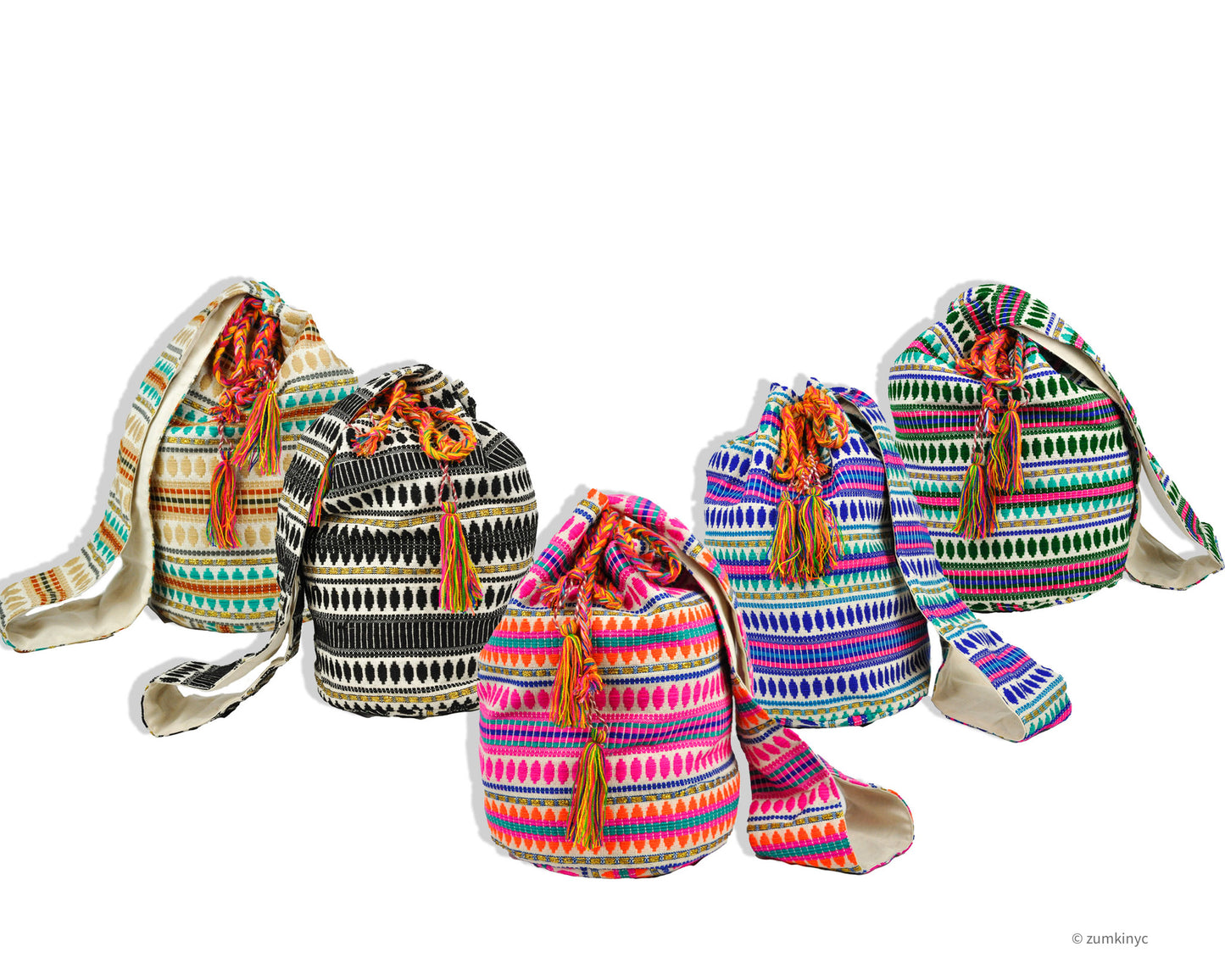 Cotton Batik Boho Crossbody Bag