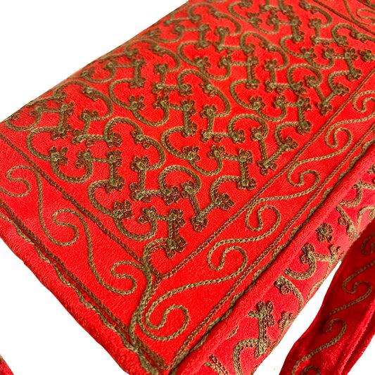 Daisy Cotton Embroidered Crossbody Handbag - Wholesale