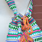 Cotton Batik Boho Crossbody Bag