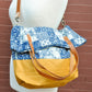 Two Strap Indigo Foldable Tote