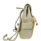 Pastel Organic Cotton & Leather Drawstring Backpack