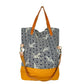 Two Strap Indigo Foldable Tote
