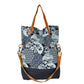 Two Strap Indigo Foldable Tote