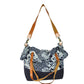 Two Strap Indigo Foldable Tote