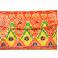 Barfi Embossed Leather Wallet – Vibrant Floral & Geometric Pattern