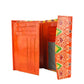 Barfi Embossed Leather Wallet – Vibrant Floral & Geometric Pattern