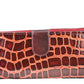 Croc-Embossed Leather Wallet