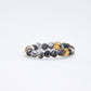 Faceted Gemstone Stretch Rings