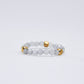 Faceted Gemstone Stretch Rings