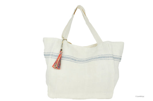 Kilim Bag Large Stripe Cotton Beach Bag