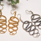 Dolly Snake Brass Dangle Earring
