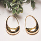 Hina handmade crescent earrings