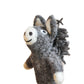 1/2 Donkey Felt Wool Finger Puppet