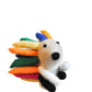 Rainbow Hedgehog Felt Wool Finger Puppet