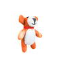 Orange Dog with Bell Felt Wool Finger Puppet