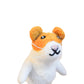 Orange Cat Felt Wool Finger Puppet