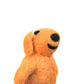 Mustard Dog Felt Wool Finger Puppet