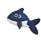 Navy Whale Felt Finger Puppet
