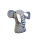 1/2 Light Grey Elephant Felt Wool Finger Puppet