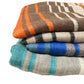 Handwoven Shelly Wool Stole – Lightweight Striped Wool Scarf from India