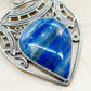 Sterling Silver Lapis Lazuli Teardrop Pendant – Handcrafted in India