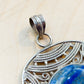 Sterling Silver Lapis Lazuli Teardrop Pendant – Handcrafted in India