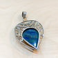 Sterling Silver Lapis Lazuli Teardrop Pendant – Handcrafted in India