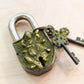 Saraswati Brass Padlock – Handmade Spiritual Lock from Nepal (Large & Small)