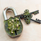 Hanuman Brass Padlock – Handmade Guardian Lock of Strength & Protection
