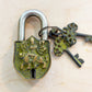 Goddess Durga Brass Padlock – Handmade Protective Lock from Nepal