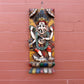 Dancing Ganesh Wooden Wall Art – Hand-Carved from Reclaimed Wood, Nepal