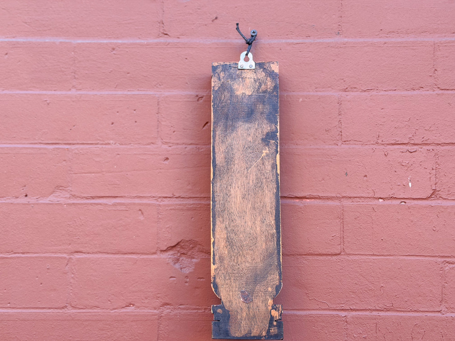 Hand-Carved Wooden Ganesha Wall Hanging – Reclaimed Wood Art from Nepal