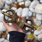Handcrafted Brass Dorje (Vajra) – Tibetan Ritual Symbol from Nepal