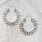 Aashiya Lotus Hoop Earring