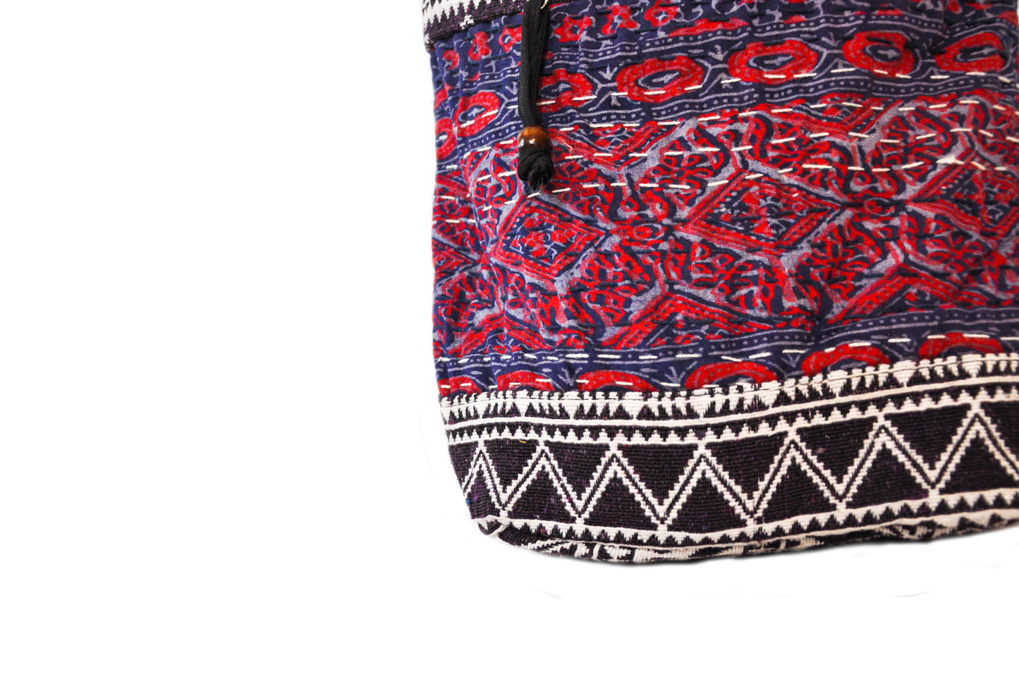 Holly Cotton Kantha Stitch Crossbody